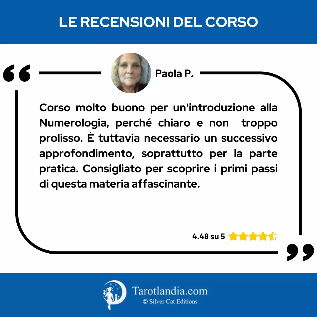 Recensioni corso numerologia esoterica