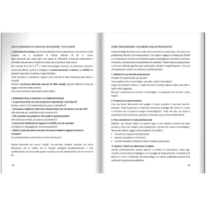 Agenda della Mappa dei Talenti per Counselor e Coach