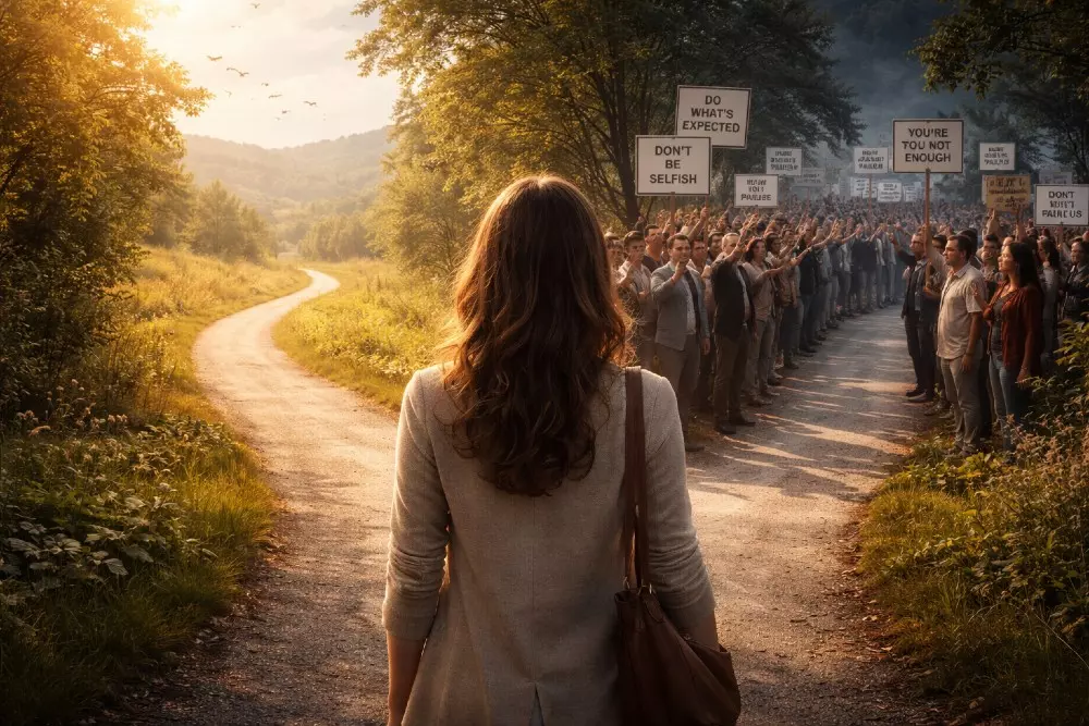 rispondendo alla tua chiamata o al giudizio degli altri