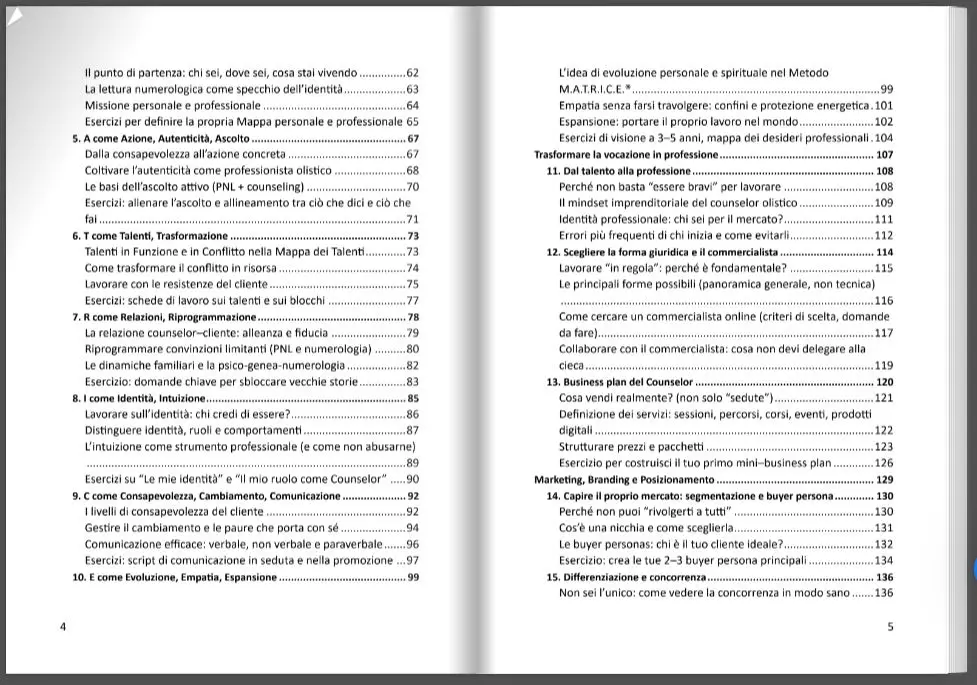 Mappa dei Talenti in Azione - Metodo Matrice.